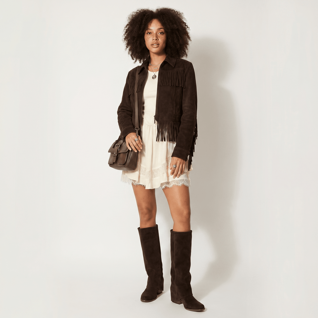 Paloma Dark brown Texan Boots
