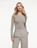 Taupe Basic LS - Top