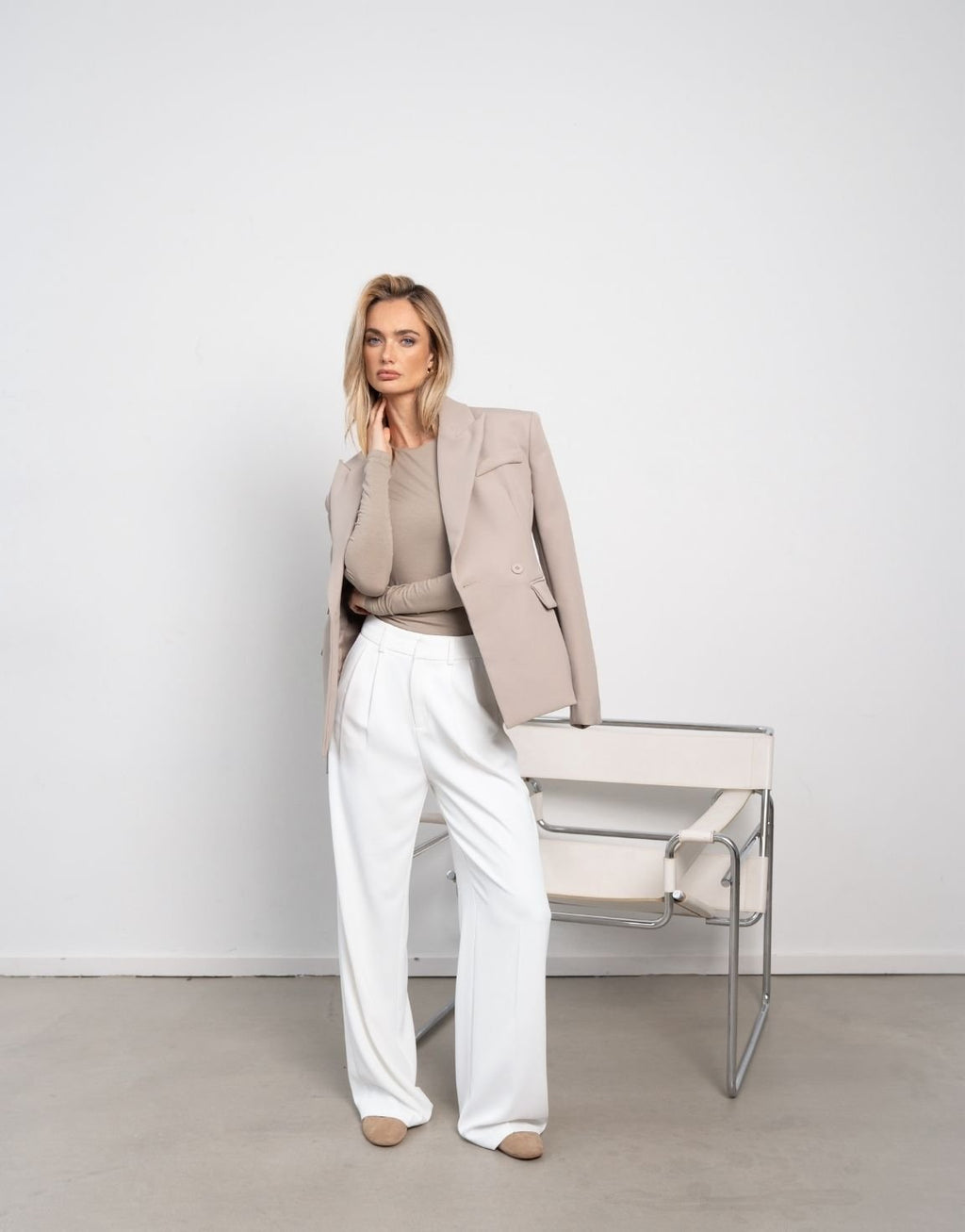 Taupe Premium Detail - Blazer