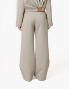 Taupe Premium Wijde - Pantalon