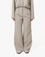 Taupe Premium Wijde - Pantalon