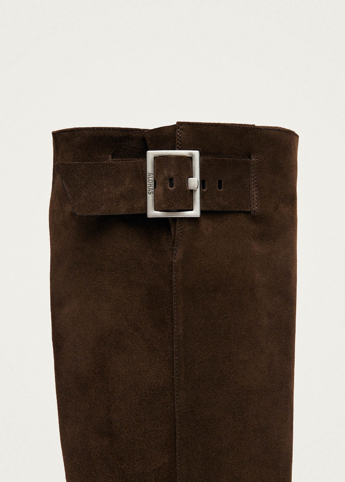 Tomi Suede Brown Leather Boots