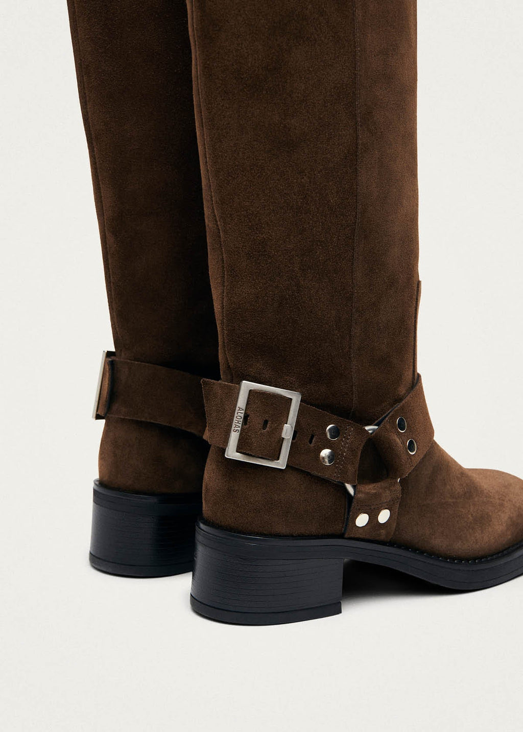 Tomi Suede Brown Leather Boots