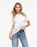 Witte Oversized Basic SS - T-shirt