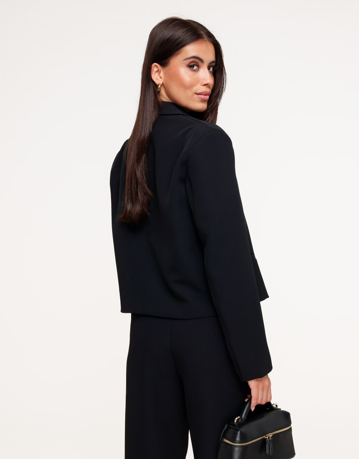 Zwarte Cropped - Blazer