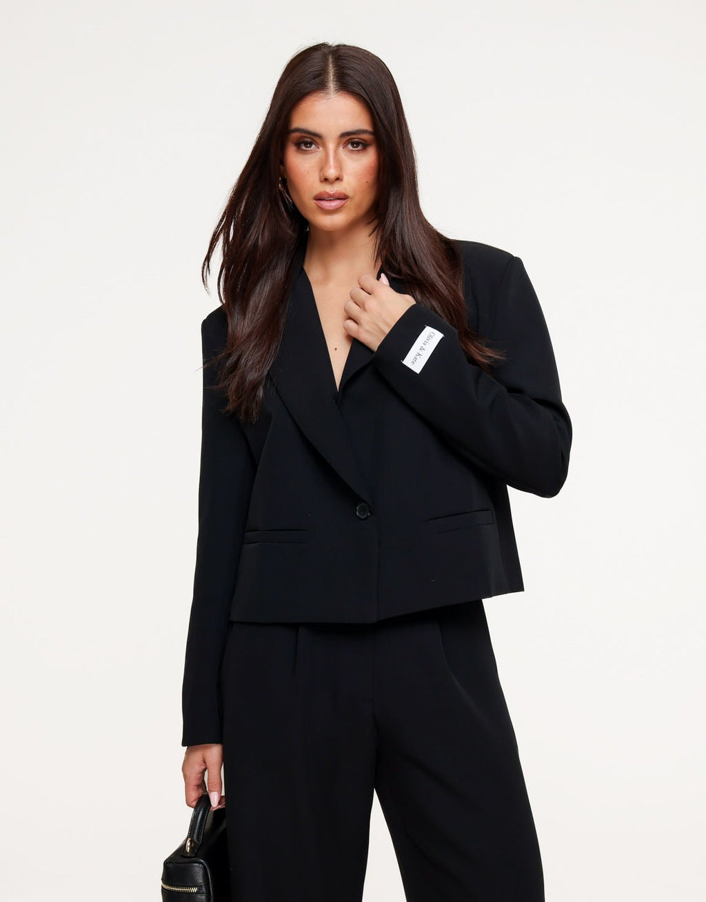 Zwarte Cropped - Blazer